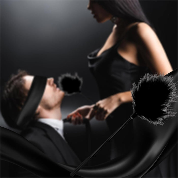 Įvairiapusis BDSM Fiksavimo Rinkinys Su Rankų Antrankiais Ir Kaukės Komplektu