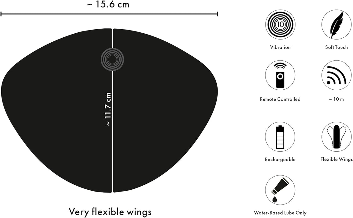 Įvairiapusis porų pramogų vibruojantis žaislas Lay-On 11,7 cm