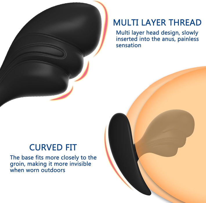 3 dalių analinių kaiščių rinkinys su spiralės forma ir dideliu ankeriu