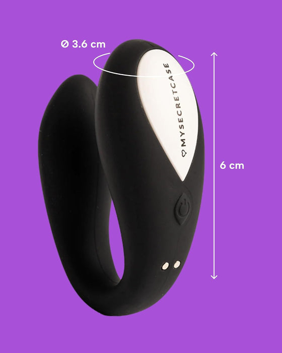 Vibratorius poroms su nuotolinio valdymo pultu – g taško ir klitorio stimuliatorius