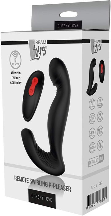 Cheeky Love Swirling P-Pleaser G taško vibratorius juodos spalvos