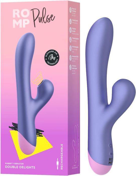 Pulse Rabbit vibrator and clitoral stimulator combination for g-spot and clitoral pleasure