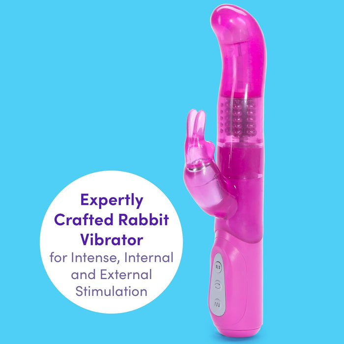 Jessica Rabbit G-taško vibratoriaus 11,4 cm su 10 funkcijų moterims