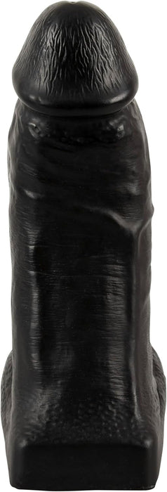 Real Giant dark flesh-colored dildo, 17.5 cm long