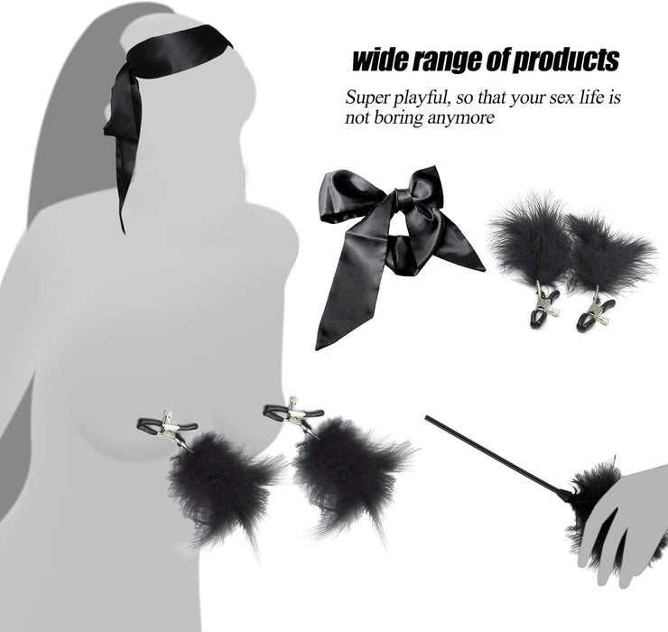 15 dalių BDSM rinkinys poroms – aukštos kokybės ir universali priežiūra