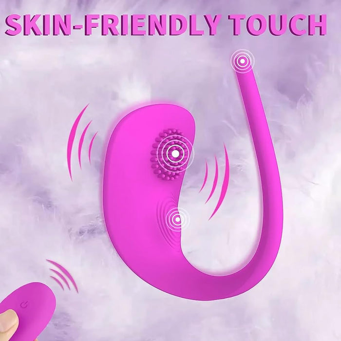 Ultradun Butterfly vibracija moterims su 7 režimais ir nuotoliniu valdymu