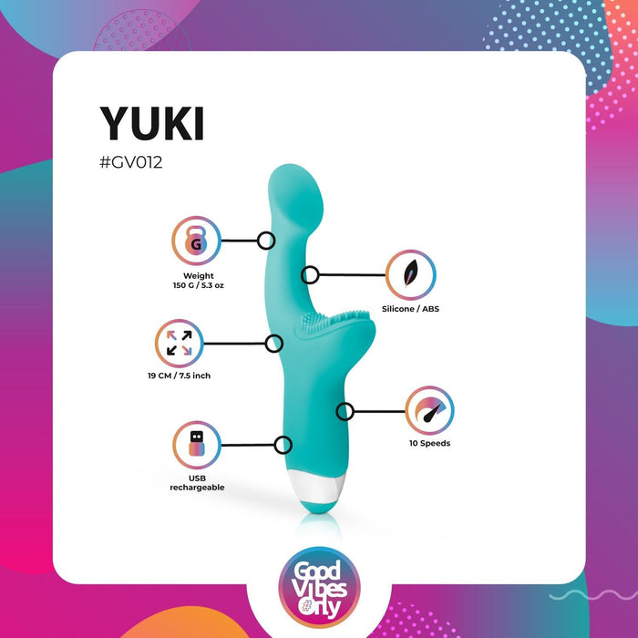„Yuki“ - vandeniui atsparus stimuliatorius makščiai ir G-taškui