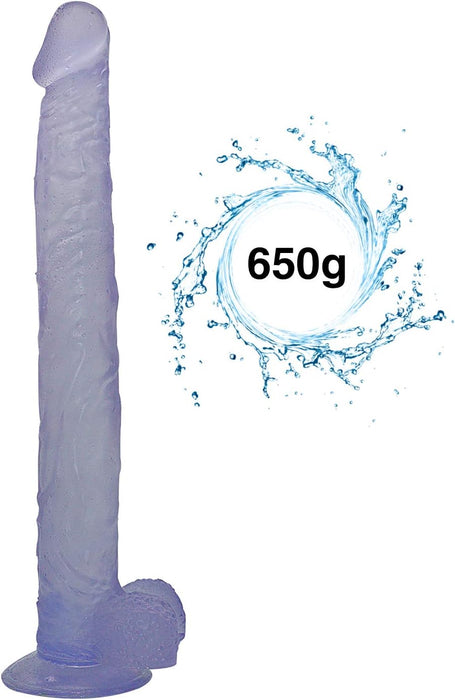 Ilgas ir Realistinis Dildo su Stipria Prisiurbimo Bazė, 40 cm