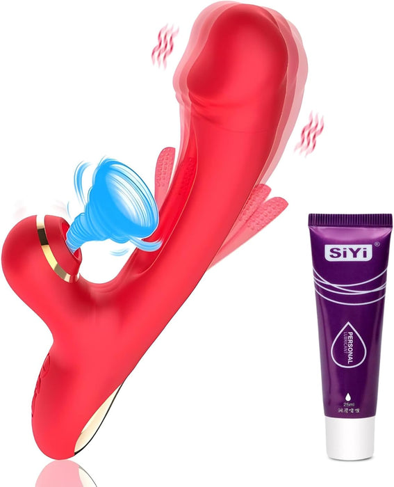 3-in-1 Vibrator for Women – G-spot, clitoris and nipple stimulation