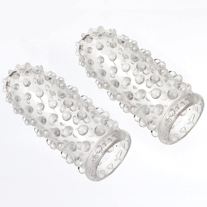 Silicone Finger Sleeves Set – Sensitive for Clitoral and G-Spot Stimulation
