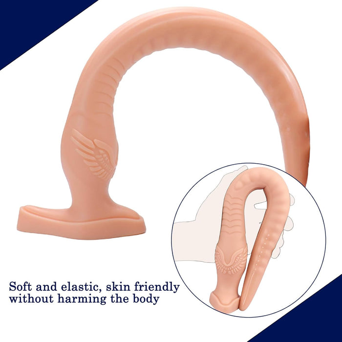 Ergonomic 305mm long realistic dildo with large base