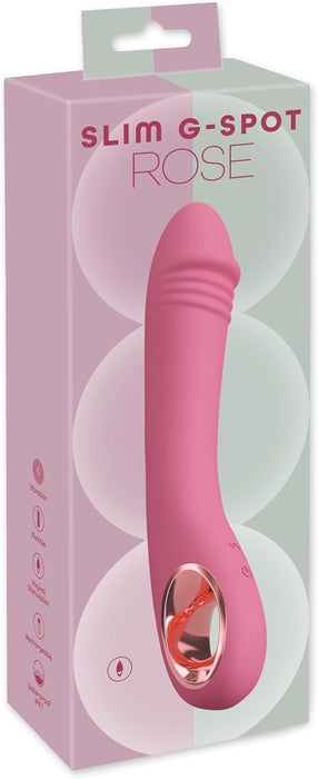 Slim G-spot vibrator in an elegant design with 10 vibration modes