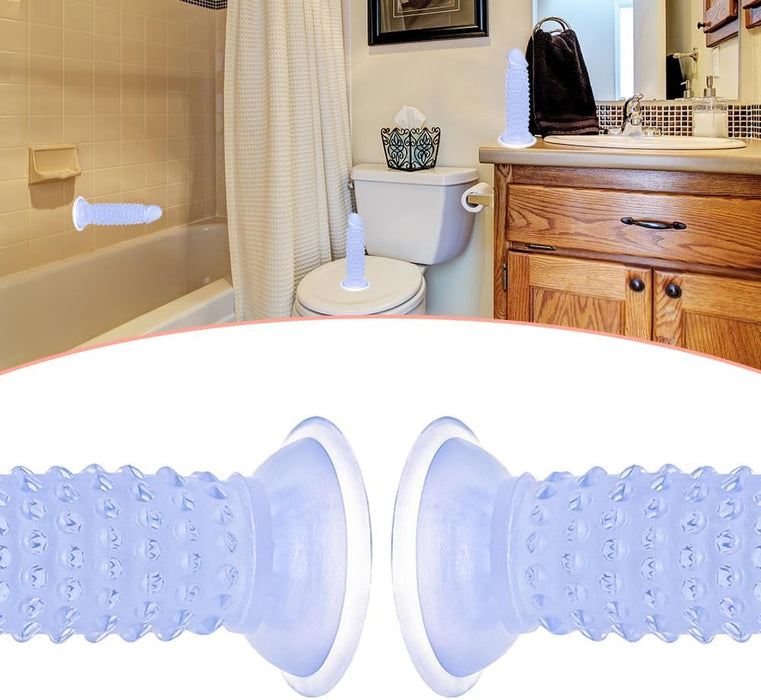 Flexible wavy 13.3 cm PVC dildo with strong attachment base