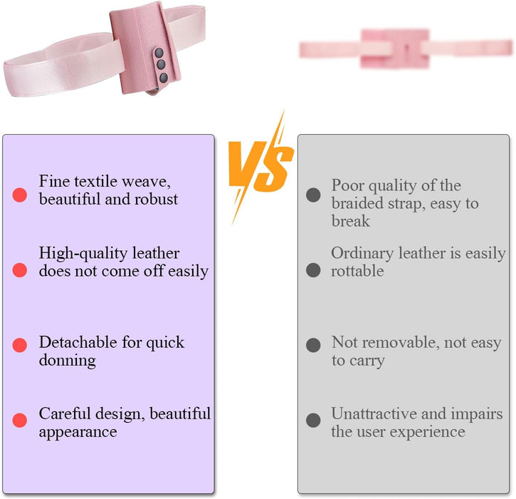 Adjustable strap for vibrator and massage wand for women - comfortable support system