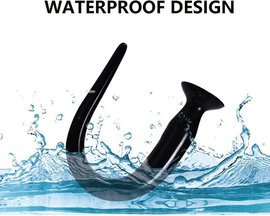 Lankas Silikono Analinis Butt Plug su Stipria Prisega, 42 cm ilgio