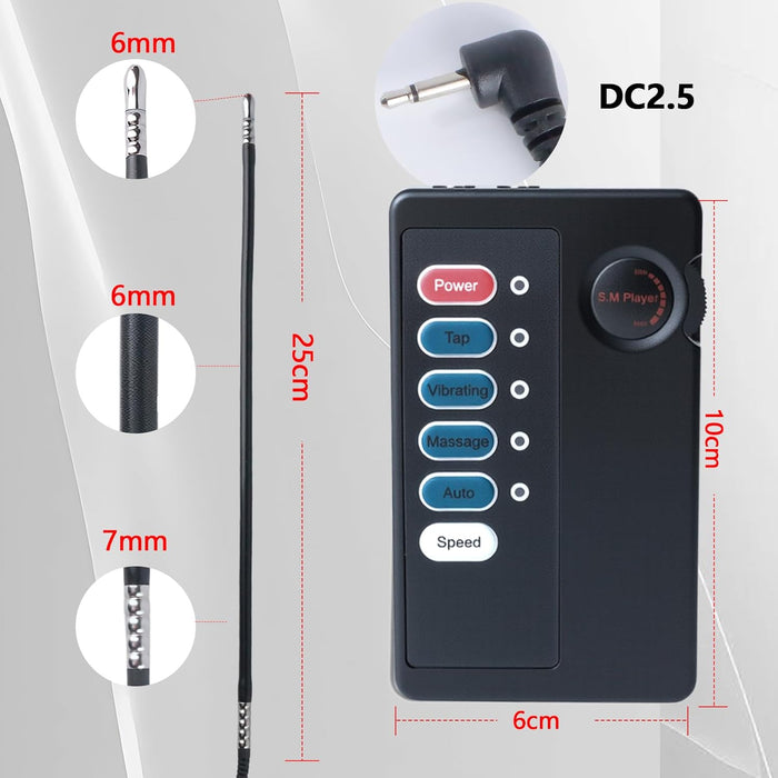 Elektrostimuliacijos odinis penio žiedas su 4 režimais intensyviam malonumui