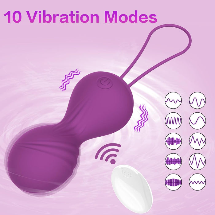 Liebeskugeln Bullet Vibrator with 10 Vibration Modes and Remote Control Function