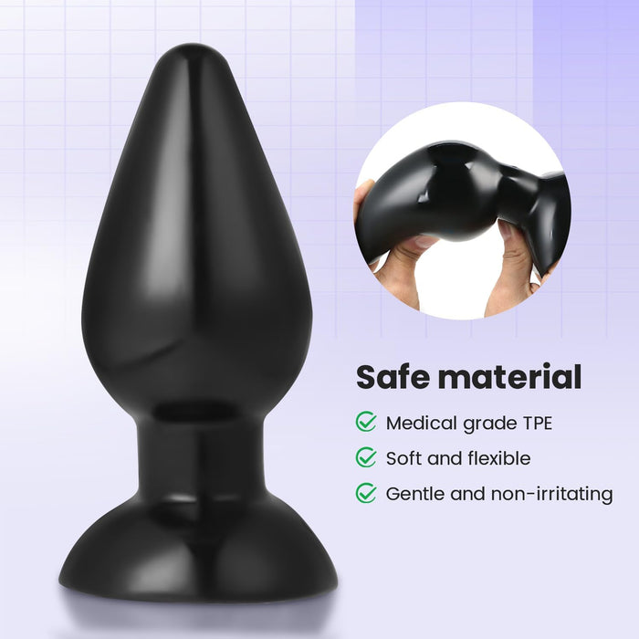 XXL Anal Stimulator Ø75mm with Reliable Sole, Suitable for Advanced Users
