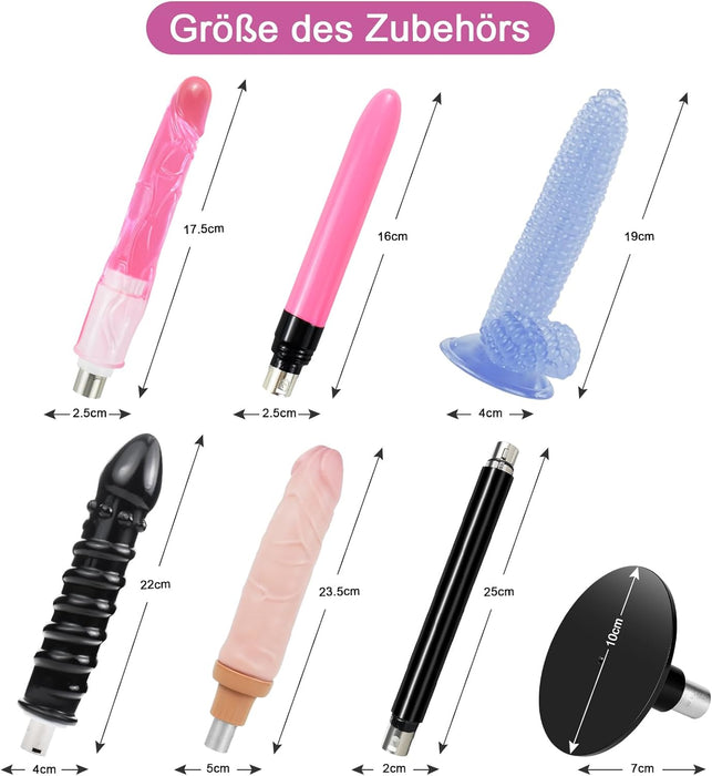 Automatinė Sekso Mašina su Reguliuojamu Kampu ir Greičiu Moterims ir Vyrams