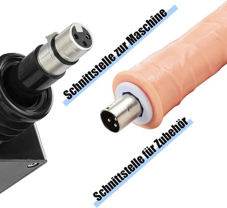 Universai pritvirtinama papildoma dalis sekso mašinai