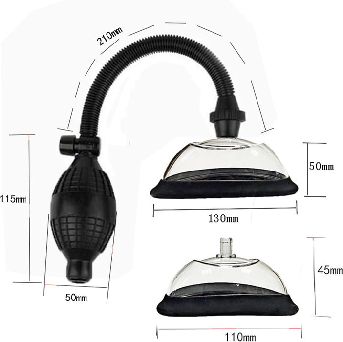 Elegant clitoral pump with strong attachment – ​​2 sizes for women