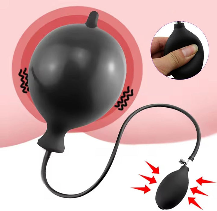 Adjustable inflatable silicone anal plug - a comfortable and safe choice