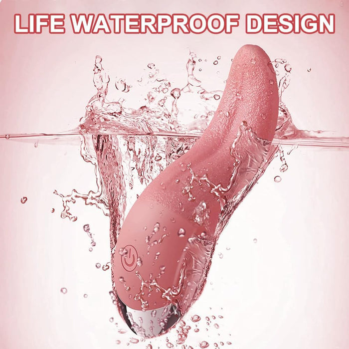 Welcome to the realistic tongue vibrator - 10 vibration modes for pleasure
