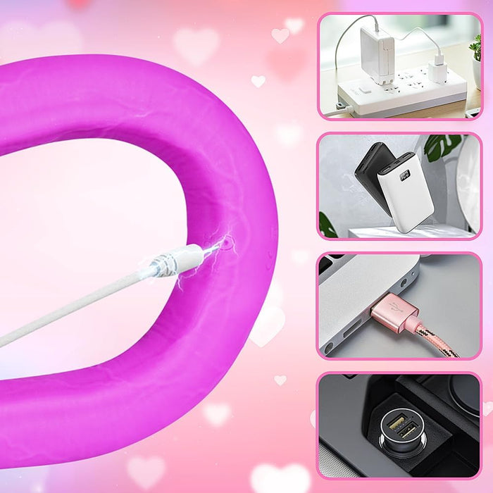 40 cm Dvigubas G taško Vibratorius su Nuotolinio Valdymo pultu Moterims