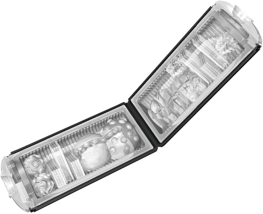 Flip Hole Black Reusable Male Aid with Dynamic Stimulation