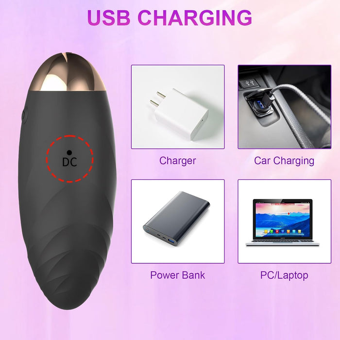 Liebeskugeln Bullet Vibrator with 10 Vibration Modes and USB Charging