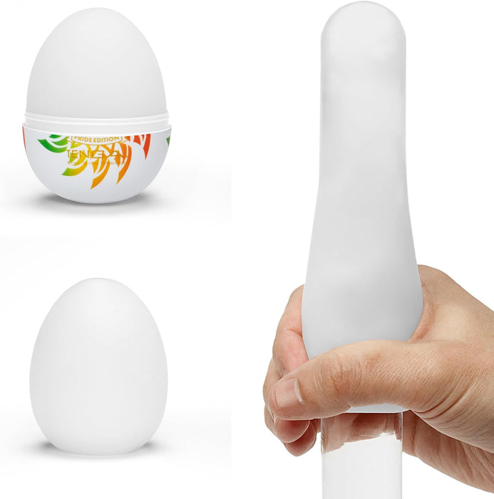 Discreet and flexible disposable intimate massager Egg Pride Hard