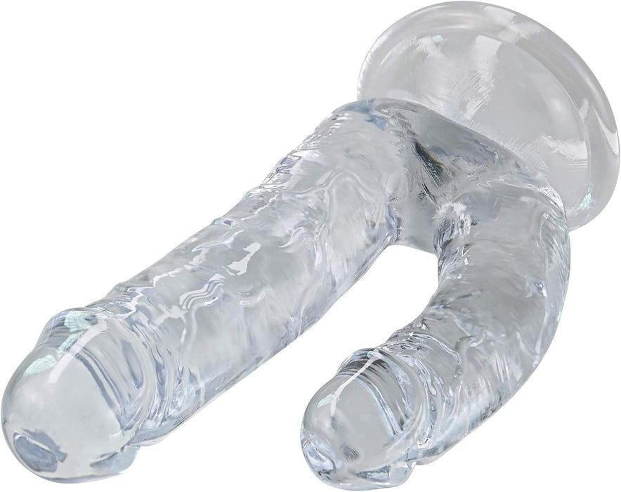 Realistic double dildos with strong attachment and flexibility