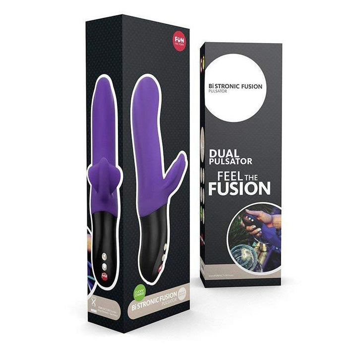 Fun Factory BI Stronic Fusion violetinis pulsatorius - zuikutis