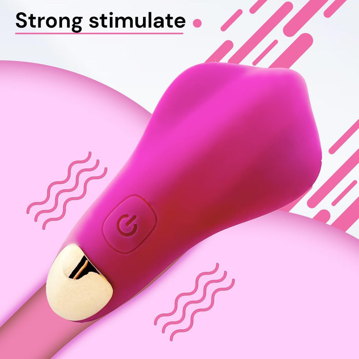 Diskretiškas silikoninis poroms skirtas vibratorius su 20 režimų ir USB įkrovimu