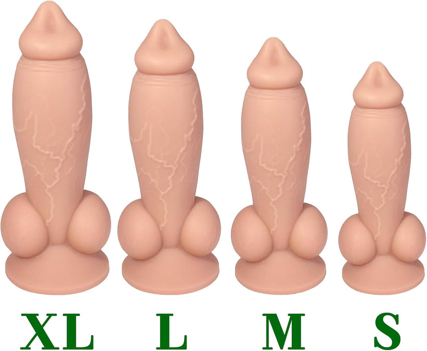 6.0 Dildo – thick, sturdy silicone toy with a strong suction cup