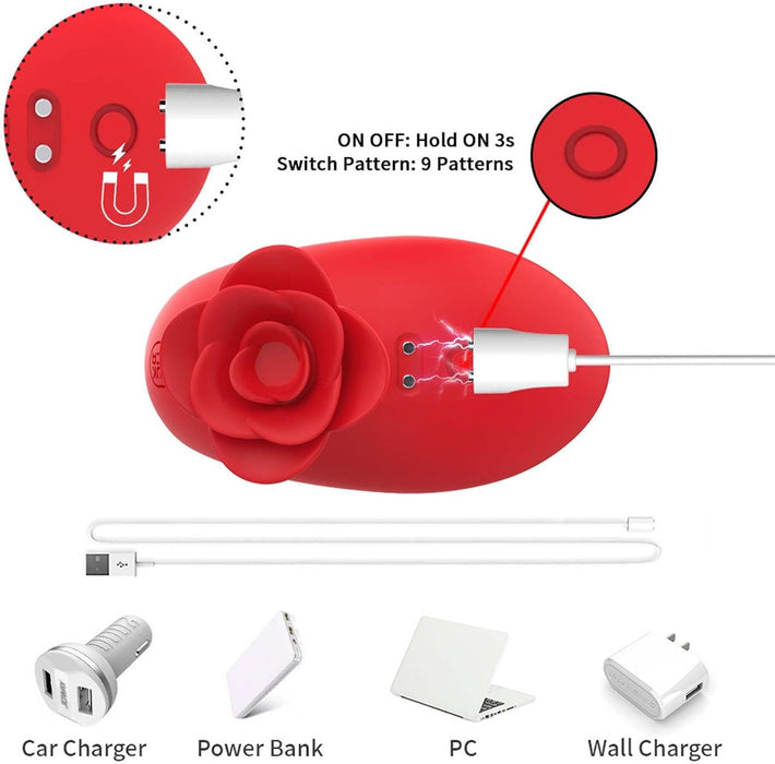 Mini Mada with 9 vibration modes, ideal for nipple and G-spot stimulation