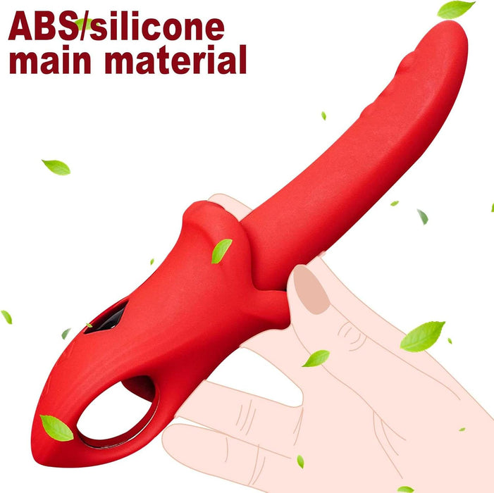 Realistic silicone dildo vibrator with multiple vibrations for pleasure