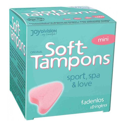 Soft Tampons Mini tamponai - kempinėlės 3 vnt.