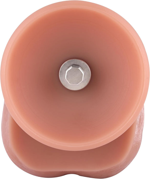 Natural Design Dual Density Silicone Dildo with Suction Cup