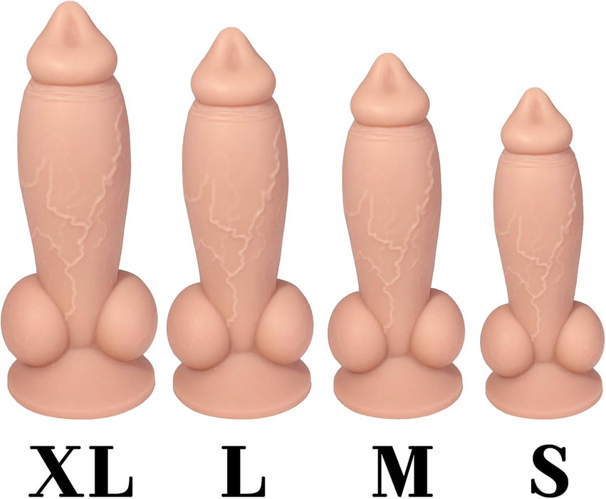 Realistinis 14,5 cm dildo su stipriu siurbtuku – nepriekaištingas pojūtis