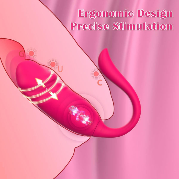 APP-controlled clitoral stimulator with 9 vibration modes - a unique couples toy