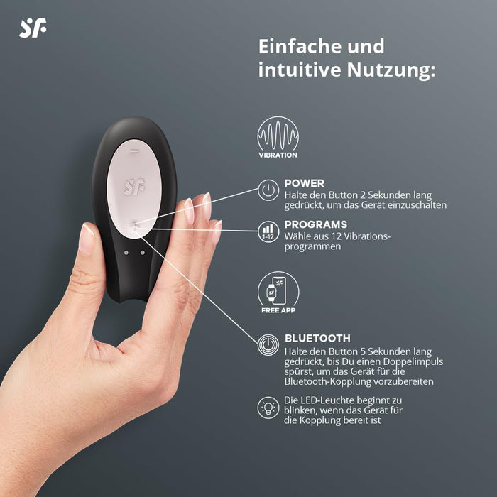 Double Joy Connect App – porų vibratorius su intensyvia klitorio stimulacija ir programėle