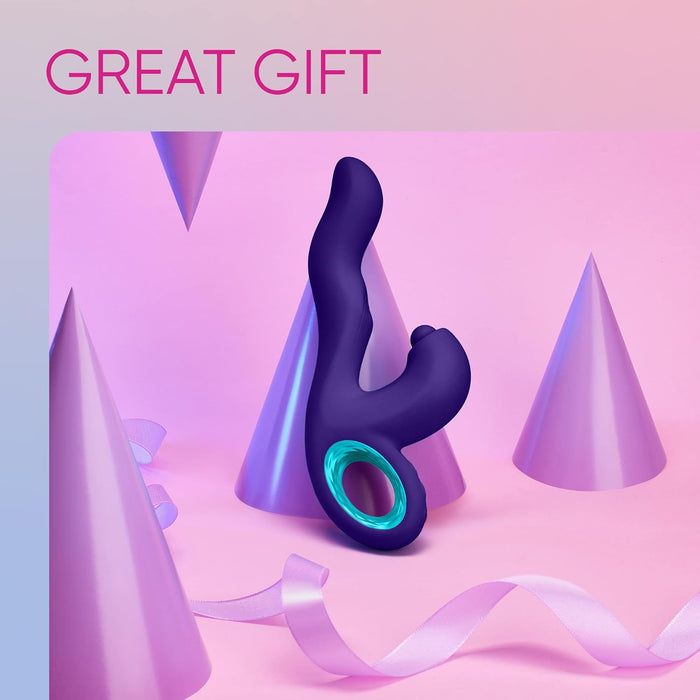 Klio Dark Purple Erotic Massager Equipment with 5 Dedicated Intensity Levels