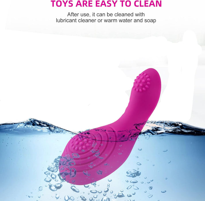 Elegant piercing vibrator with black lace underwear and APP control