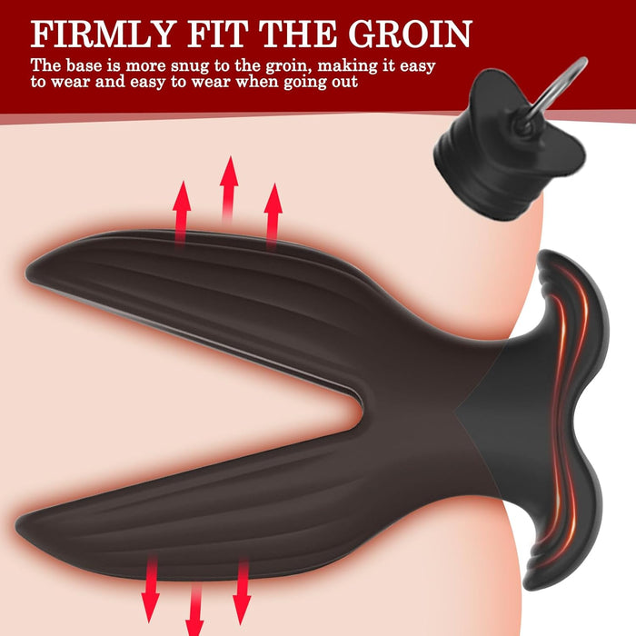 Hohl Anal Plug with Safety, Anal Toy for Women and Men (Size S)