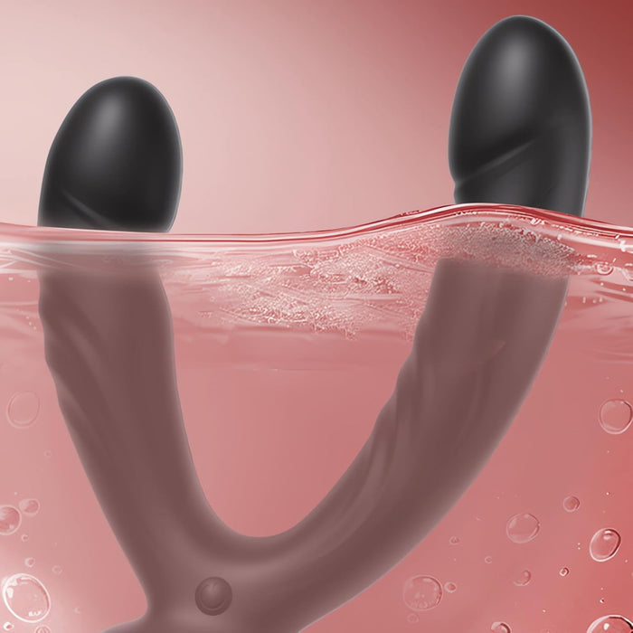 Dvivietis vibratorius su nuotolinio valdymo pultu – 10 vibracijos režimų G-taško ir klitorio stimuliacijai