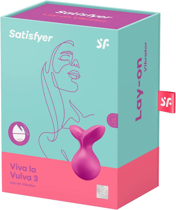 Viva La Vulva 3 vibrator with wide clitoral stimulation and 12 modes