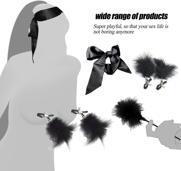 15 dalių BDSM rinkinys poroms – aukštos kokybės ir universali priežiūra