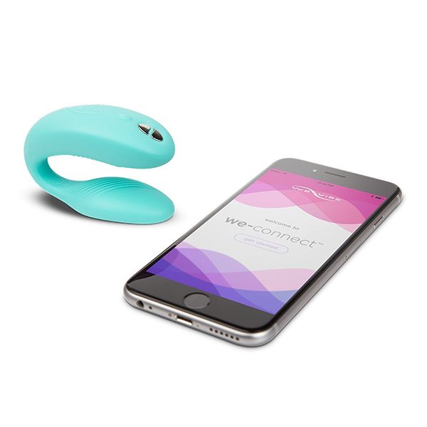 We-Vibe Sync Aqua poros vibratorius