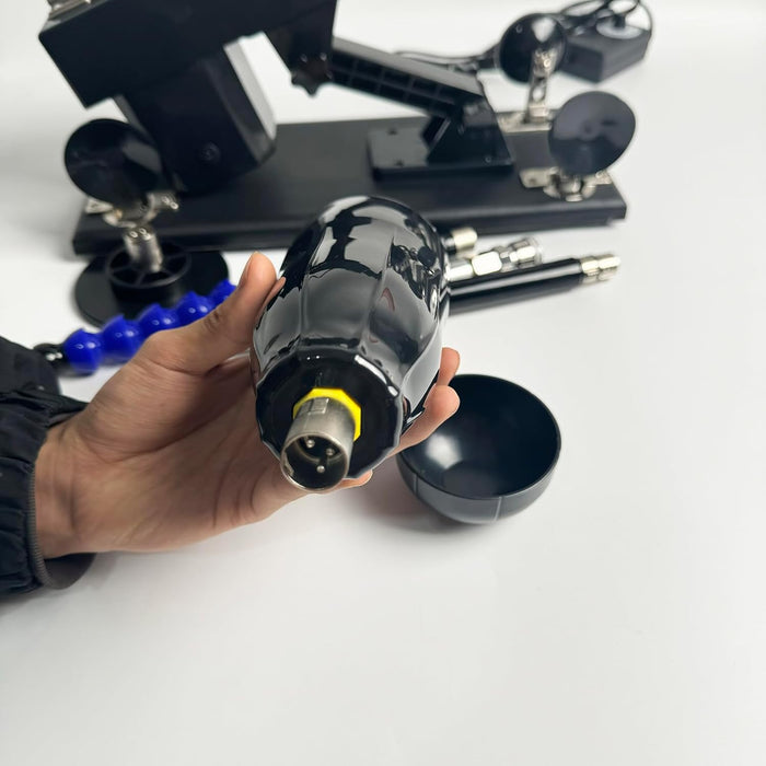 Automatic sex machine with adjustable angle and strong attachment base